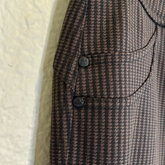 Sanctuary Anthropologie Houndstooth Brown/Black Pointe Leggings Pull On - XS - Picture 4 of 15